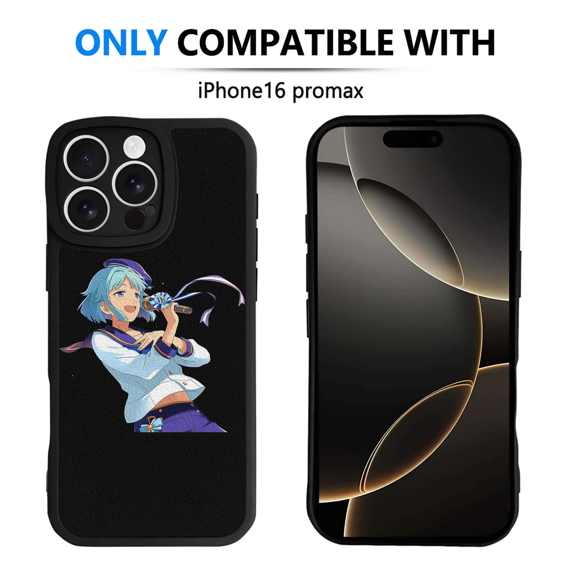 （画像用） あんさんぶるスターズ! Ensemble Stars 【iPhone 16シリーズ対応】シリコンスマホケース（レザー調） 材質：シリコン